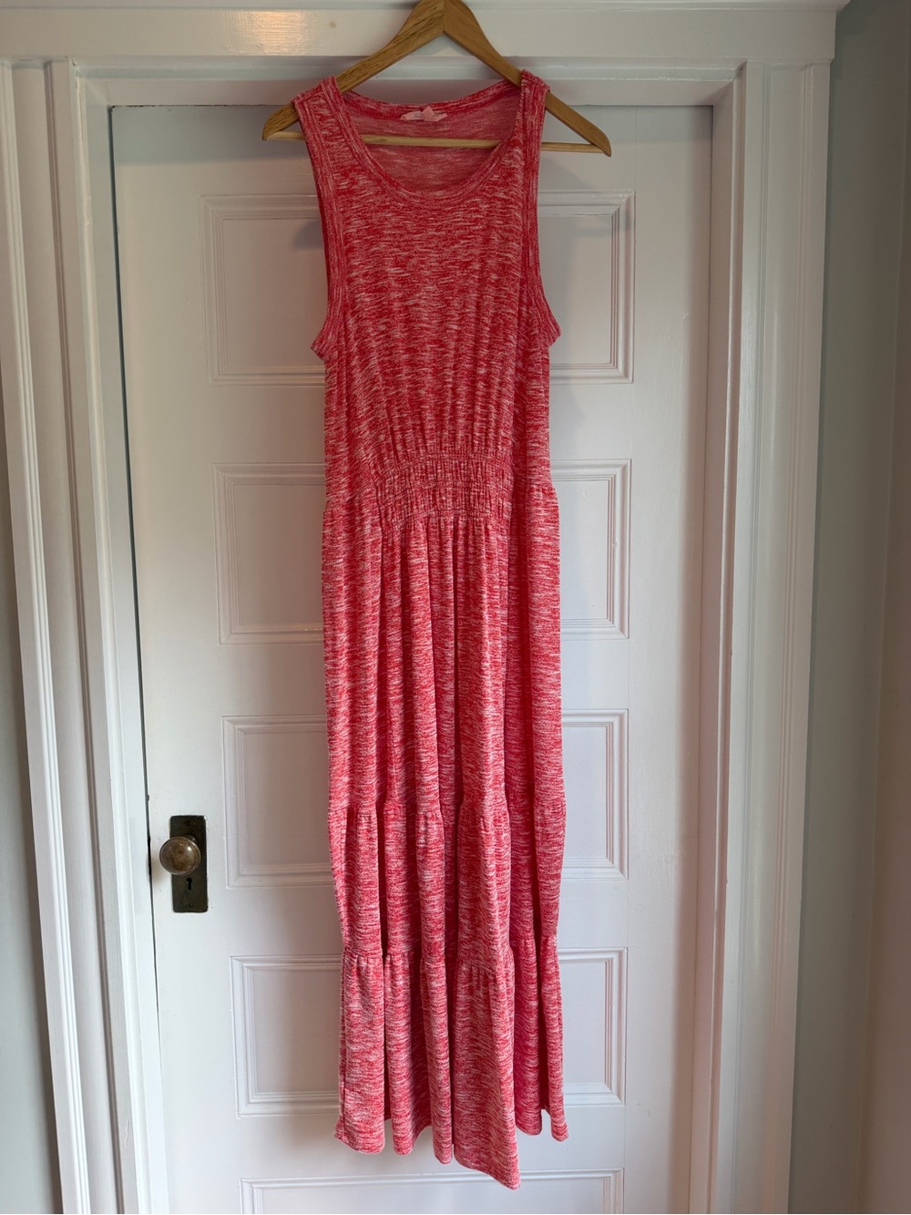 Easy summer outfit | Lou & Grey Cherry Red Maxi Dress